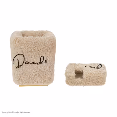 ست سطل و جای دستمال کاغذی دیسکاردیت مدل دیاکو کد 15