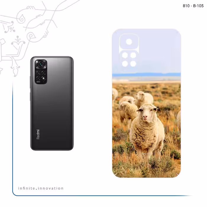 برچسب پوششی ماهوت مدل Sheep مناسب برای گوشی موبایل شیائومی Redmi Note 11S