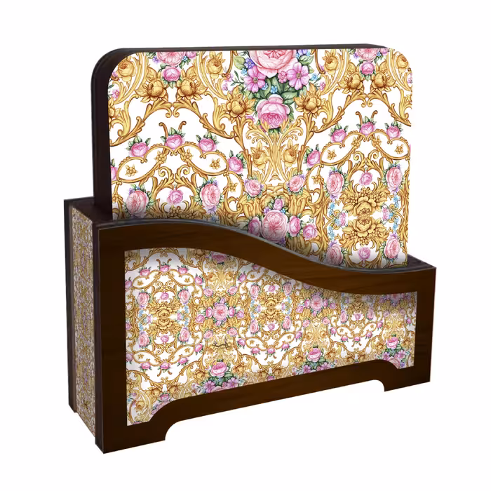 زیر لیوانی لوکسینو مدل کاشی های زیبا مجموعه 6 عددی