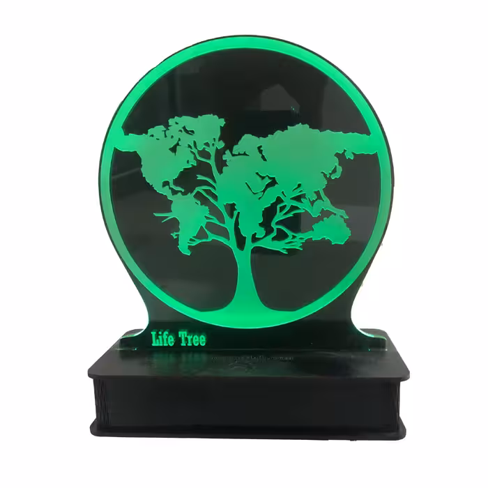 آباژور رومیزی مدل درخت جهانی