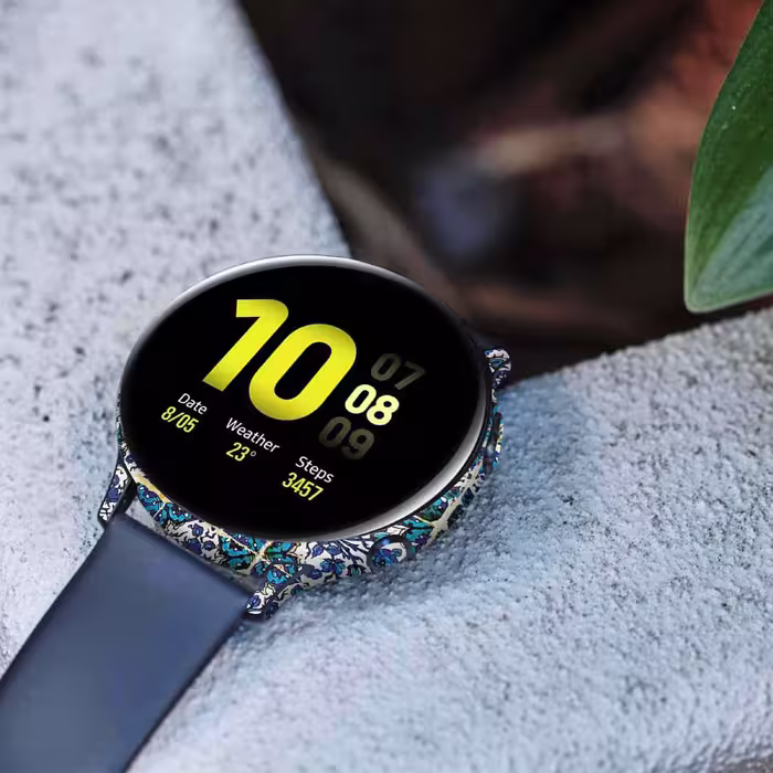 برچسب ماهوت طرح Iran-Tile1 مناسب برای ساعت هوشمند سامسونگ Galaxy Watch Active 2 44mm