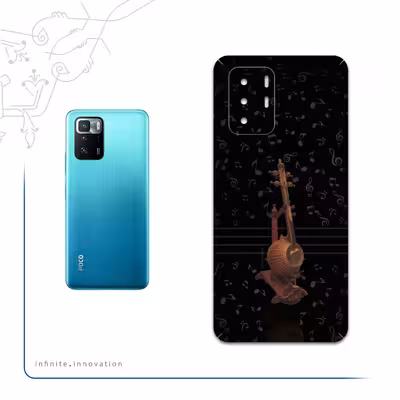 برچسب پوششی ماهوت مدل Persian-Fiddle-Instrument مناسب برای گوشی موبایل شیائومی Redmi Note 10 Pro China