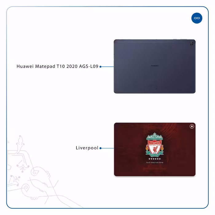 برچسب پوششی ماهوت مدل Liverpool مناسب برای تبلت هوآوی Matepad T10 2020 AGS-L09
