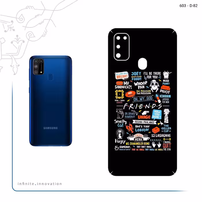 برچسب پوششی ماهوت مدل Friends 2 مناسب برای گوشی موبایل سامسونگ Galaxy M30s