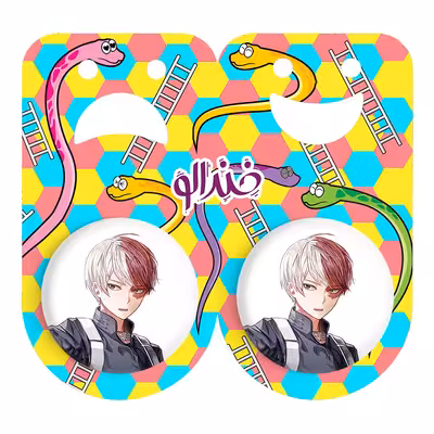 پیکسل خندالو مدل شوتو تودروکی انیمه آکادمی قهرمان من کد 11569 به همراه مگنت