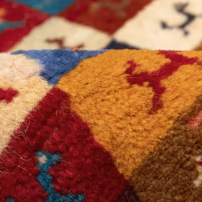 گبه دستباف کناره طول دو متر سی پرشیا کد 706100