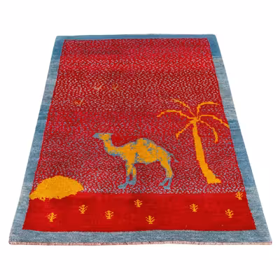 گبه دستباف ذرع و نیم سی پرشیا کد 152014