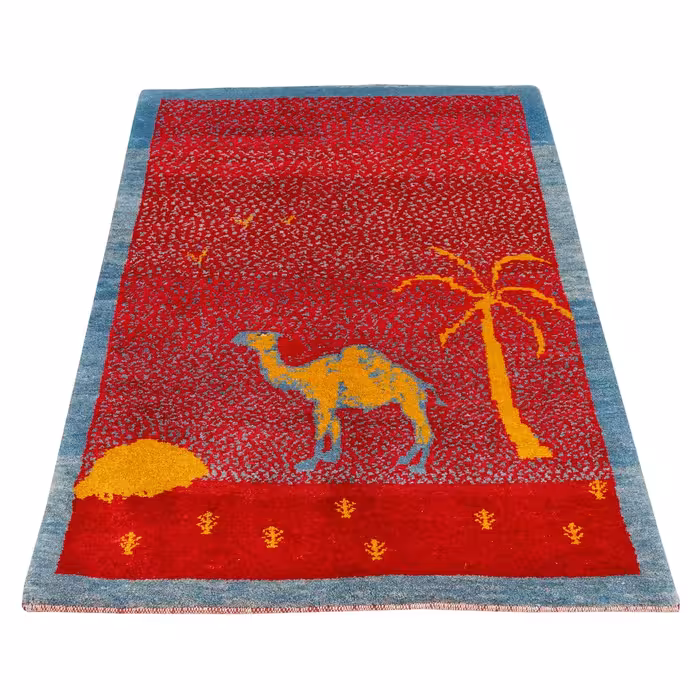 گبه دستباف ذرع و نیم سی پرشیا کد 152014