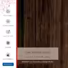 برچسب ماهوت طرح Dark Walnut Wood مناسب برای ساعت هوشمند شیایومی Amazfit Verge
