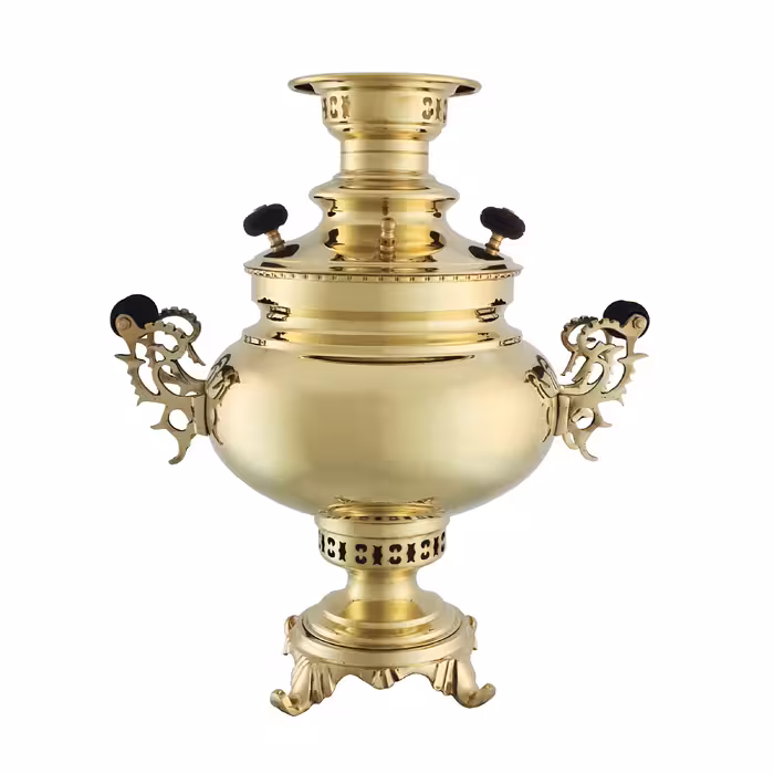  سماور زغالی عبدی مدل ماهور گنجایش 6 لیتر