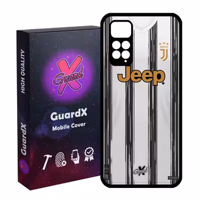 کاور گارد ایکس طرح یوونتوس مدل Glass10229 مناسب برای گوشی موبایل شیائومی Redmi Note 11S/ Note 11 4G