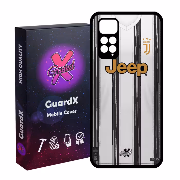 کاور گارد ایکس طرح یوونتوس مدل Glass10229 مناسب برای گوشی موبایل شیائومی Redmi Note 11S/ Note 11 4G