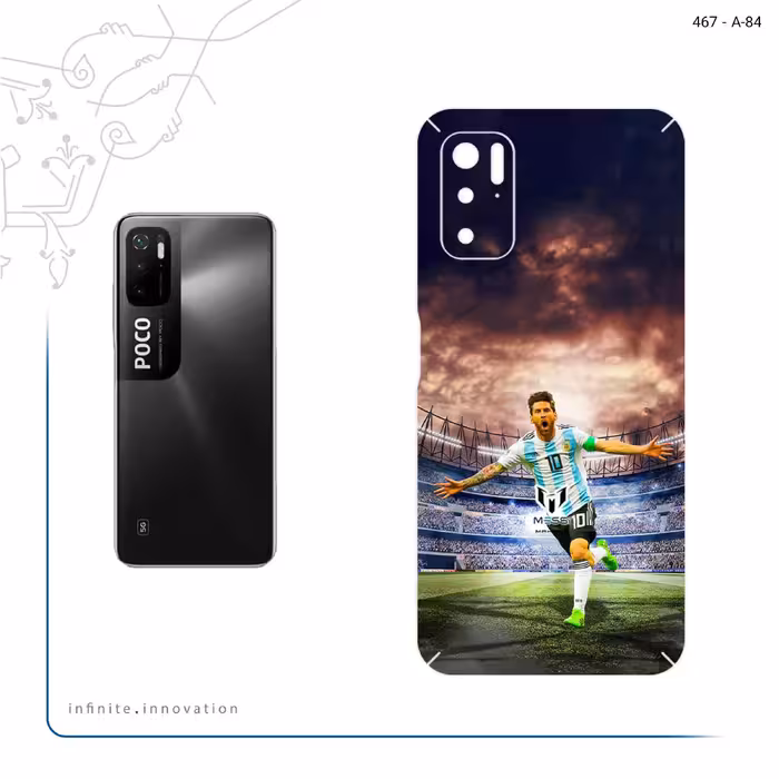 برچسب پوششی ماهوت مدل Lionel Messi 2 مناسب برای گوشی موبایل شیائومی Poco M3 Pro 5G