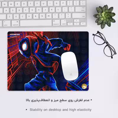 ماوس پد هومرو مدل A7719 طرح مرد عنکبوتی