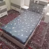 سرویس ملحفه مدل کشدار ni08061 طرح قاصدک کد 100 یک نفره دو تکه