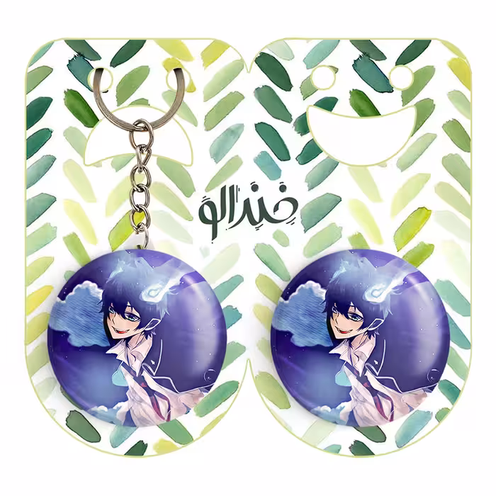 پیکسل خندالو مدل رین انیمه جنگیر آبی کد 16390 به همراه جاکلیدی