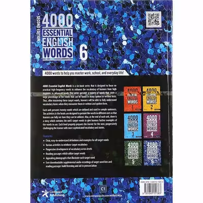 کتاب 4000 Essential English Words اثر Paul Nation انتشارات shiler جلد 6