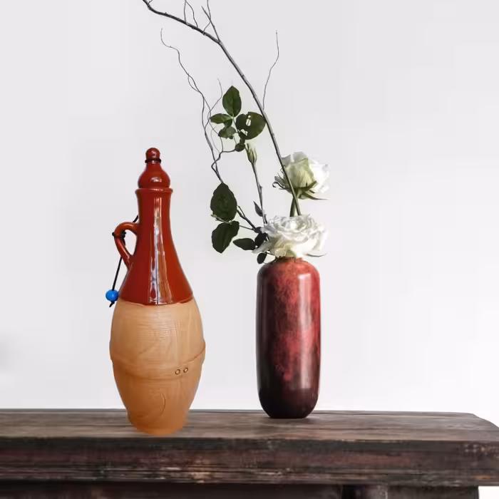 کوزه سفالی مدل بلند کد 77