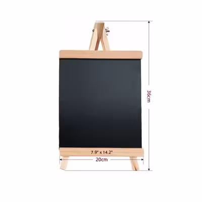 تخته سیاه کد 10 سایز 36x20 سانتی متر به همراه پایه