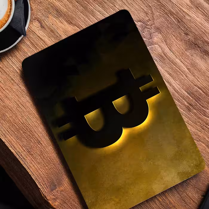 استیکر لپ تاپ طرح bitcoin کد p-1039 مناسب برای لپ تاپ 15.6 اینچ