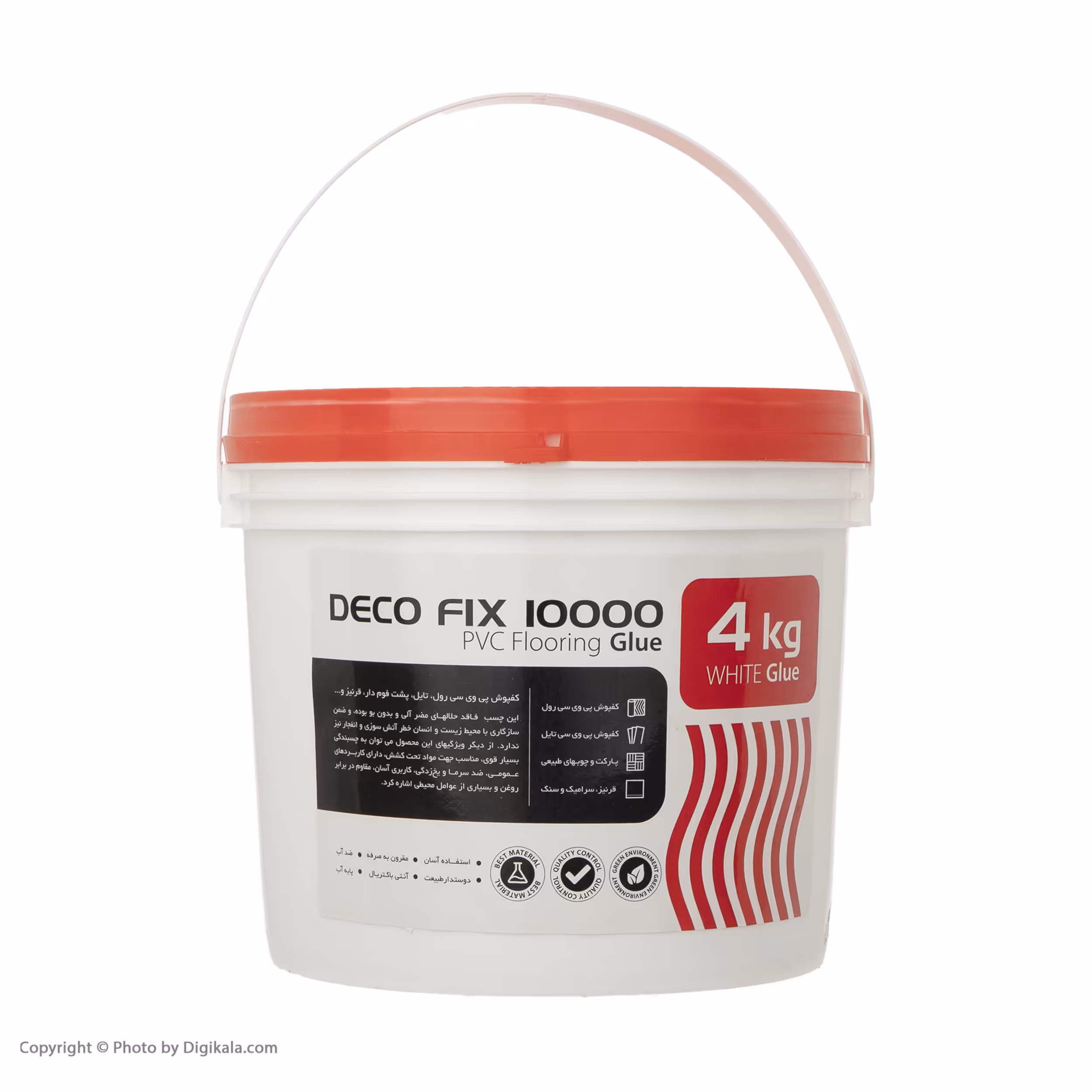 چسب کفپوش پی وی سی مدل Deco fix 10000 وزن 4 کیلوگرم