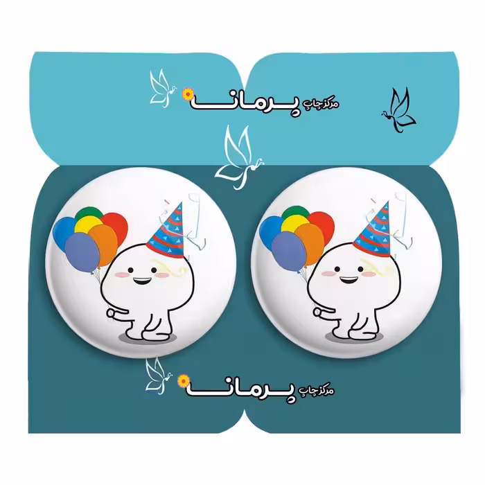  پیکسل پرمانه طرح استیکر کد pm2n.7485 مجموعه 2 عددی