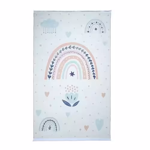 فرش کودک طرح رنگین کمان کد 101268