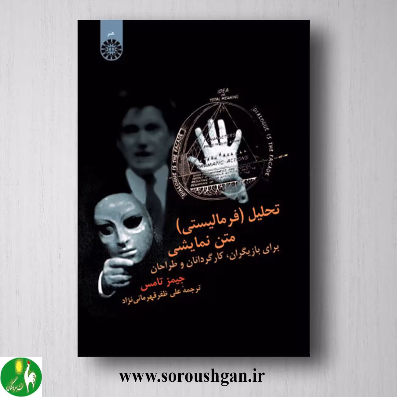 کتاب تحلیل (فرمالیستی) متن نمایشی اثر جیمز تامز ترجمه قهرمانی نژاد