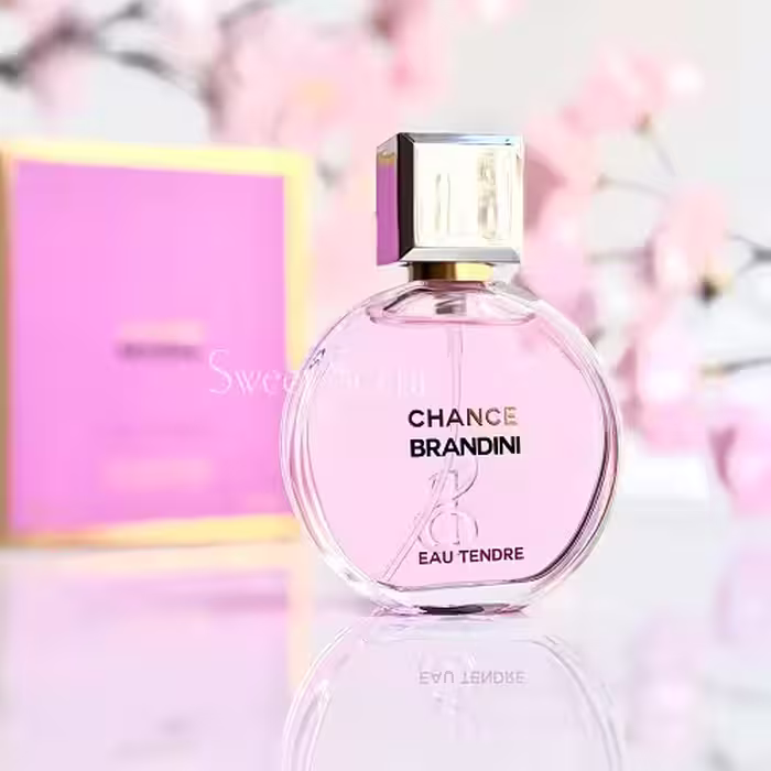 عطر ادکلن مینی زنانه شنل چنس او تندر(صورتی) برندینی | Chanel Chance Eau Tendre Brandini حجم 33 میل(شرکتی)