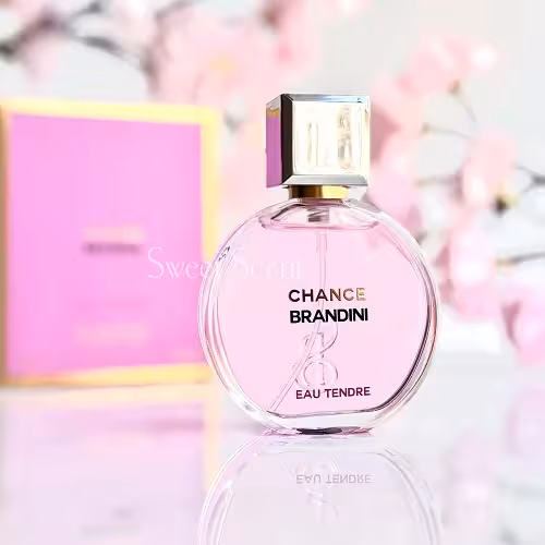 عطر ادکلن مینی زنانه شنل چنس او تندر(صورتی) برندینی | Chanel Chance Eau Tendre Brandini حجم 33 میل(شرکتی)