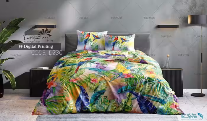 روتختی طرح طوطی برزیلی دو نفره برند ترکسان کد ND230