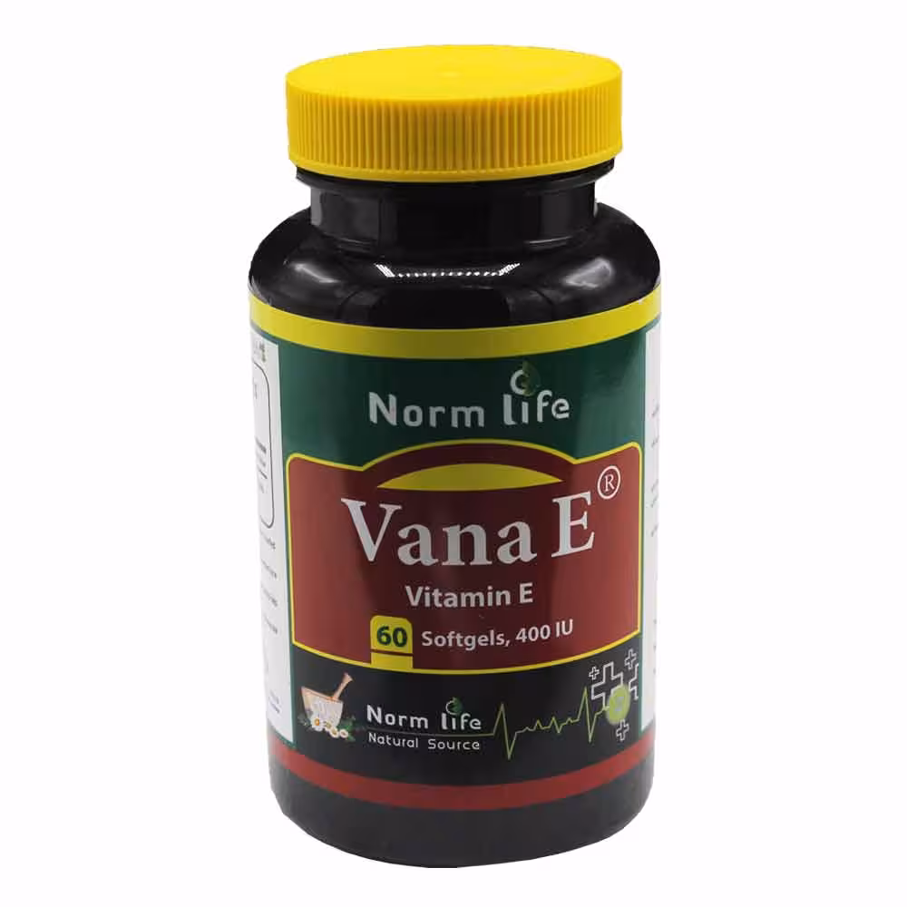 کپسول نرم وانا E ویتامین E 400 نورم لایف