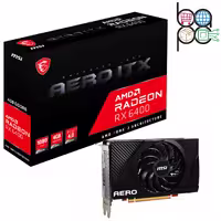 کارت گرافیک MSI RX 6400 AERO ITX 4G