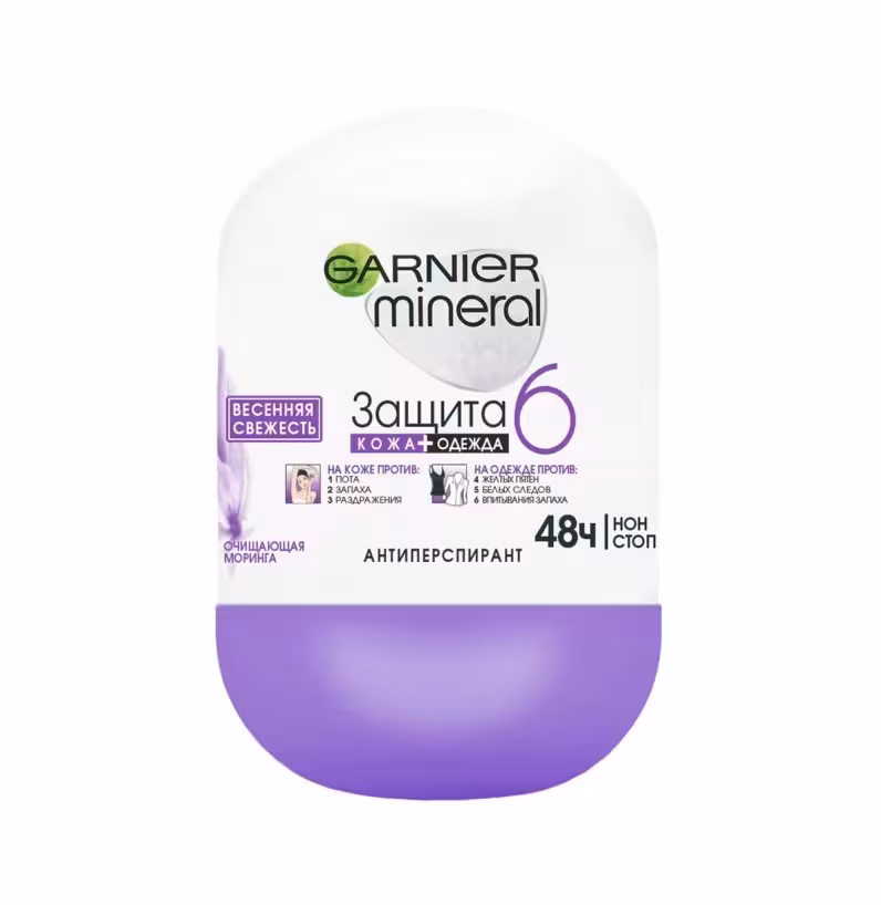 مام رولی گارنیر مدل طراوت بخش مینرال ضد تعریق 50 میل