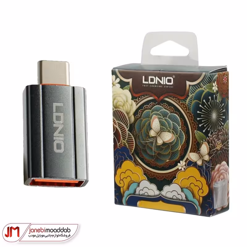 تبدیل OTG تایپ سی الدینیو مدل LC140