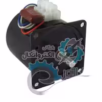 موتور گیربکس، 30 دور بر دقیقه کوچک تکفاز چینی، 14 وات، مدل ZHENG-60KTYZ-30RPM