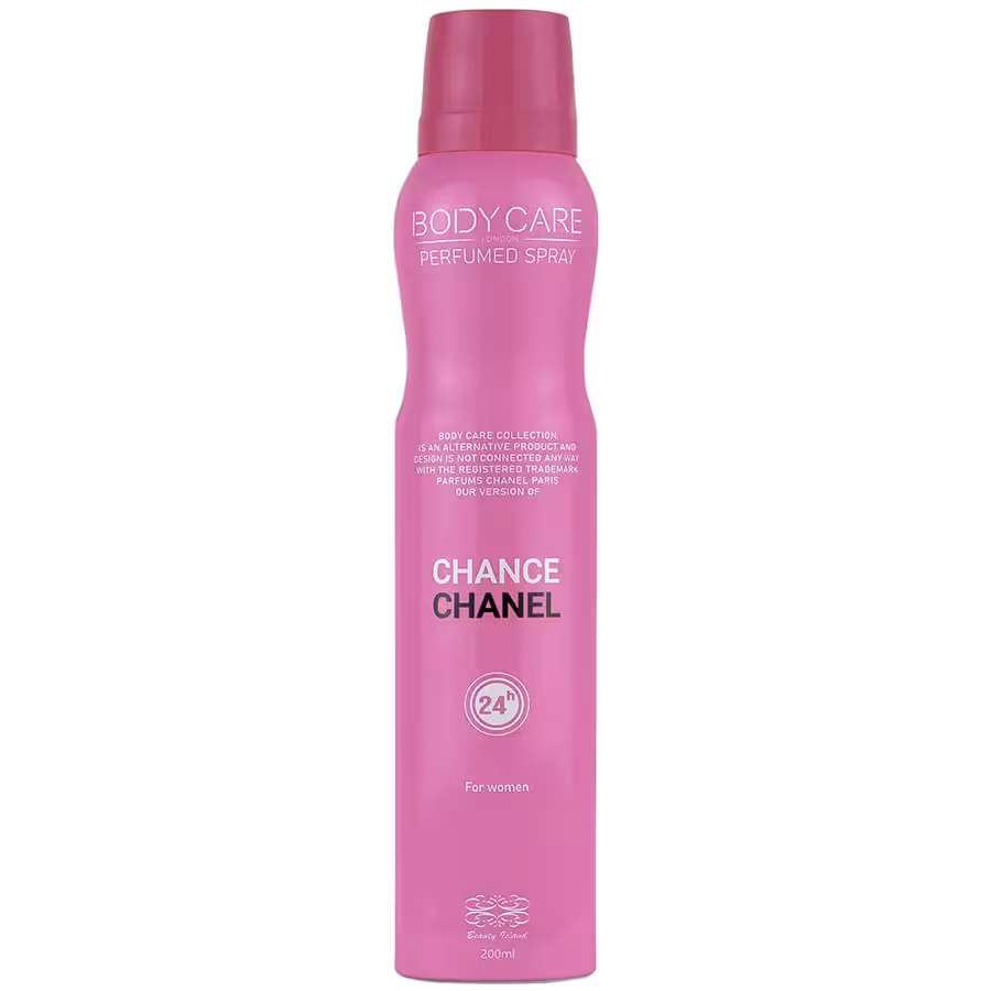 اسپری بدن زنانه شنل چنس بادی کر | رایحه گرم و شیرین، ماندگاری بالا، مناسب استفاده روزانه