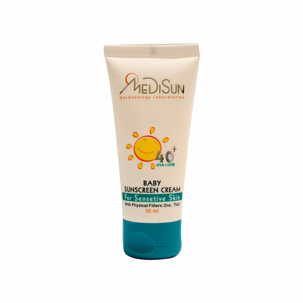 کرم ضد آفتاب کودک مدیسان  SPF40_حجم 50 میلی لیتر