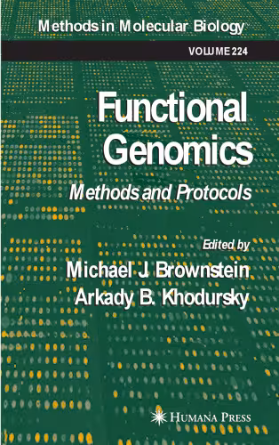 خرید و دانلود نسخه کامل کتاب Functional Genomics: Methods and Protocols
