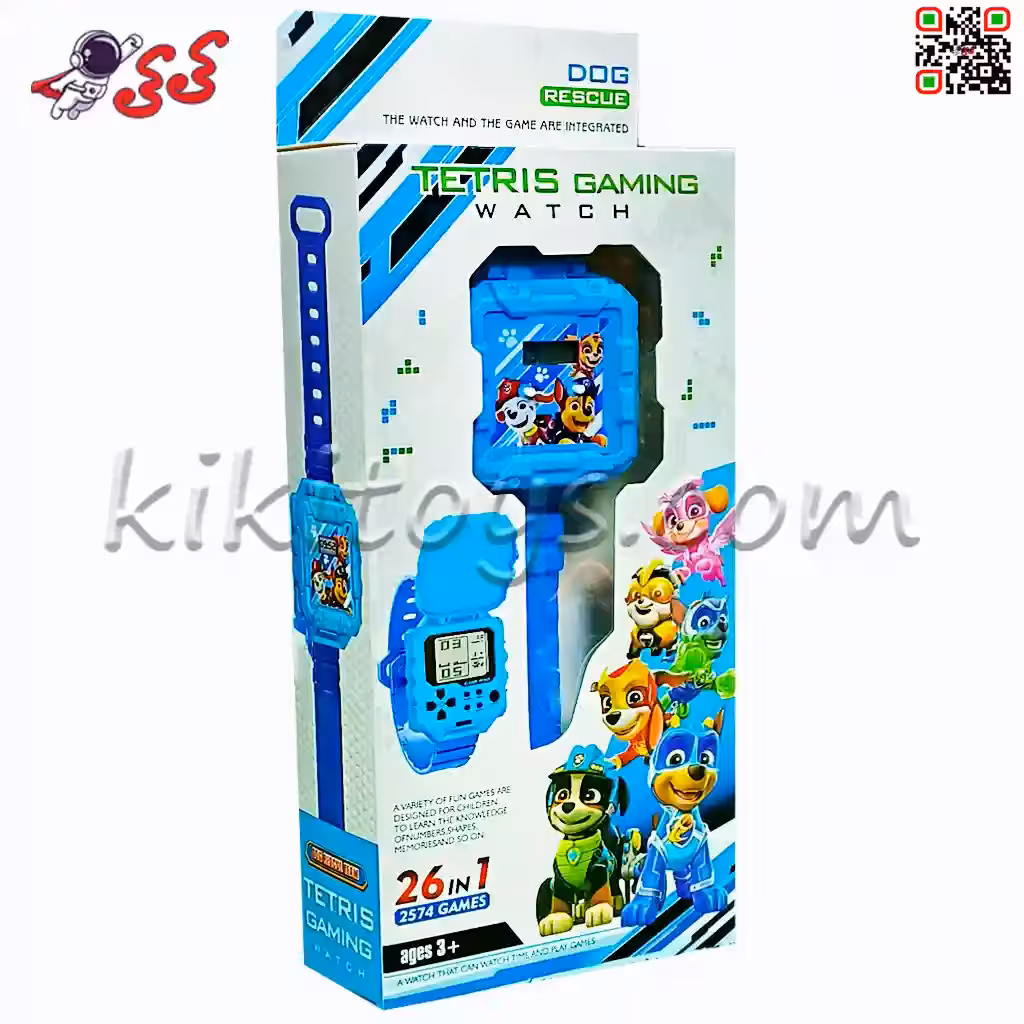 ساعت سگ های نگهبان با بازی کامپیوتری PAW PATROL 302