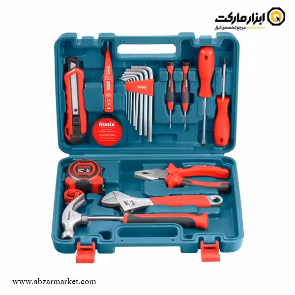 جعبه ابزار رونیکس با لوازم 12 عددی مدل RS-0003