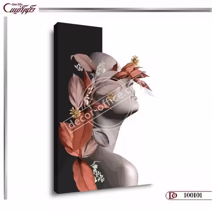 تابلو دیواری چهره مدرن R0101