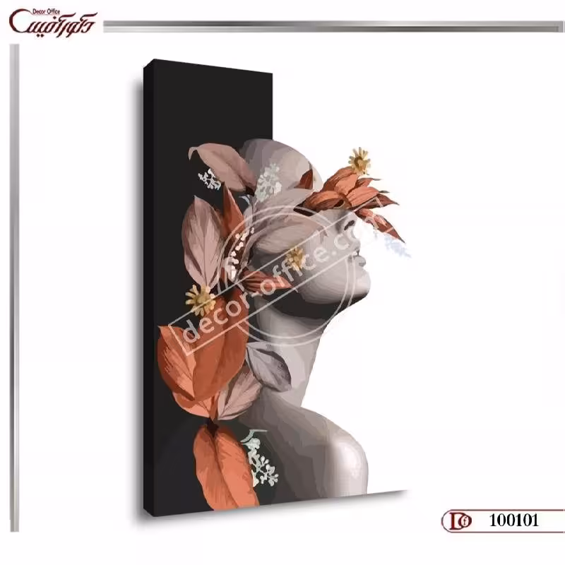 تابلو دیواری چهره مدرن R0101