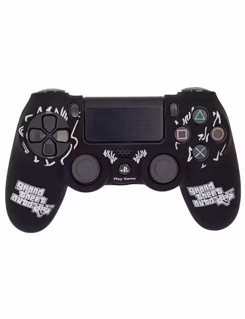 روکش محافظ دسته PS4 لیزری مشکی سفید طرح جیتیای وی کد a