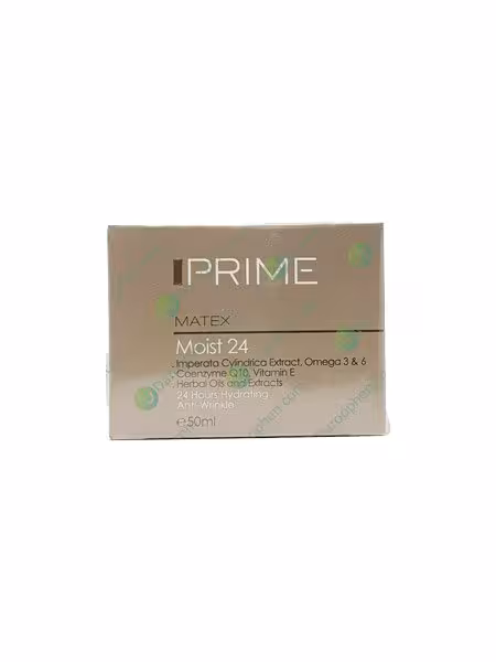 کرم مرطوب کننده 24 ساعته پریم مناسب پوست های معمولی تا خشک 50 میلی لیتر – Prime Matex Moist 24h Cream For Normal and Dry Skins 50 ml