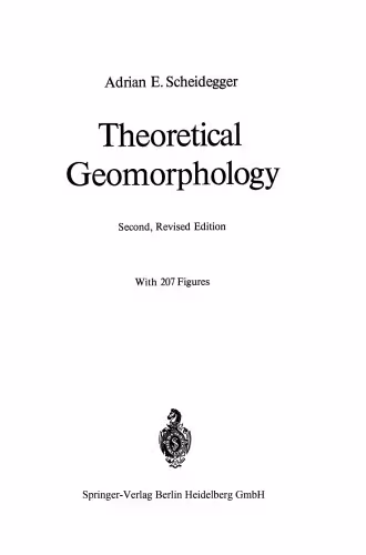 خرید و دانلود نسخه کامل کتاب Theoretical Geomorphology