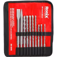 ست مته و قلم چهار شیار رونیکس مدل RH-5048 10 عددی