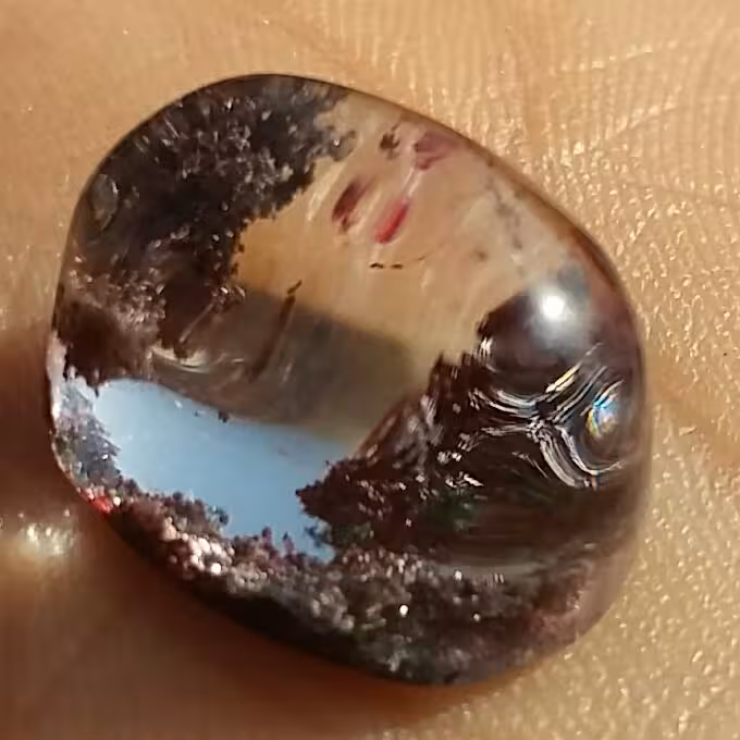 نگین فانتوم کوارتز بسیاار خاص چشم نواز
کاملا طبیعی شاااهکار خلقت محشر