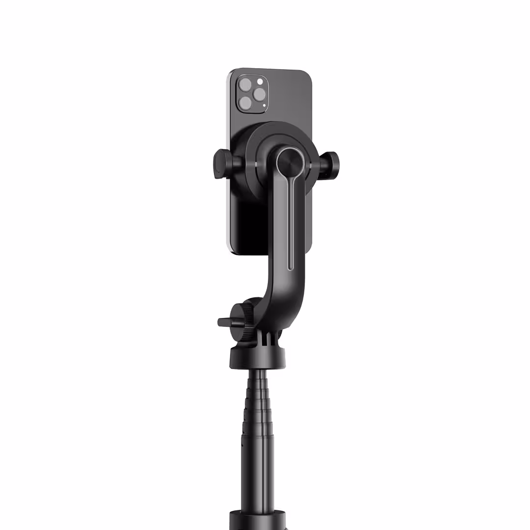 سه پایه و مونوپاد دستی و پایه دوربین و موبایل حرفه ای پرودو مدل Porodo Magnetic Magsafe Selfie Tripod MGS150