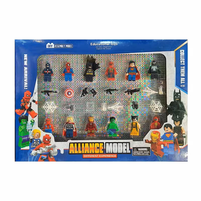 مجموعه مینی فیگور 12 عددی Avengers کد 02